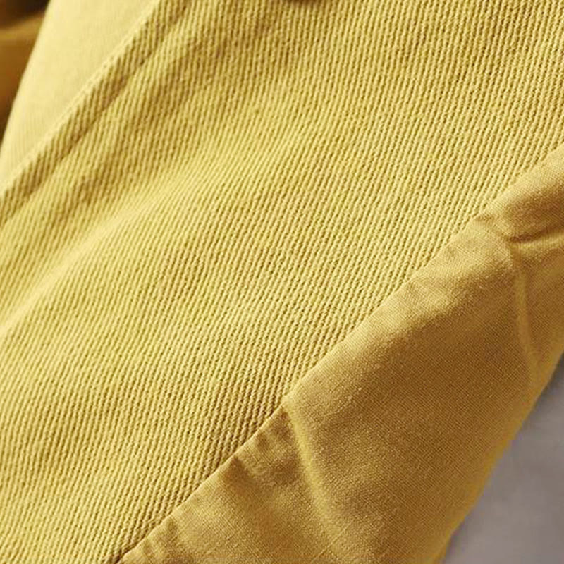 Veste d'extérieur en coton à manches longues et poches , Buddha Stones, automne, boutonnée. - image 17