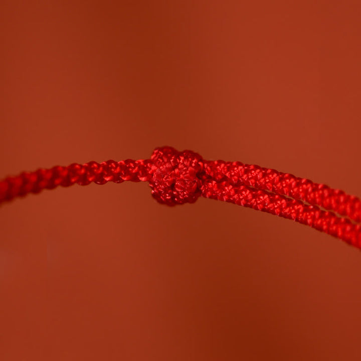 Bracelet de cheville porte-bonheur tressé en argent sterling 999 avec breloque « Paix et Joie » et Buddha Stones, année du Cheval. - image 7