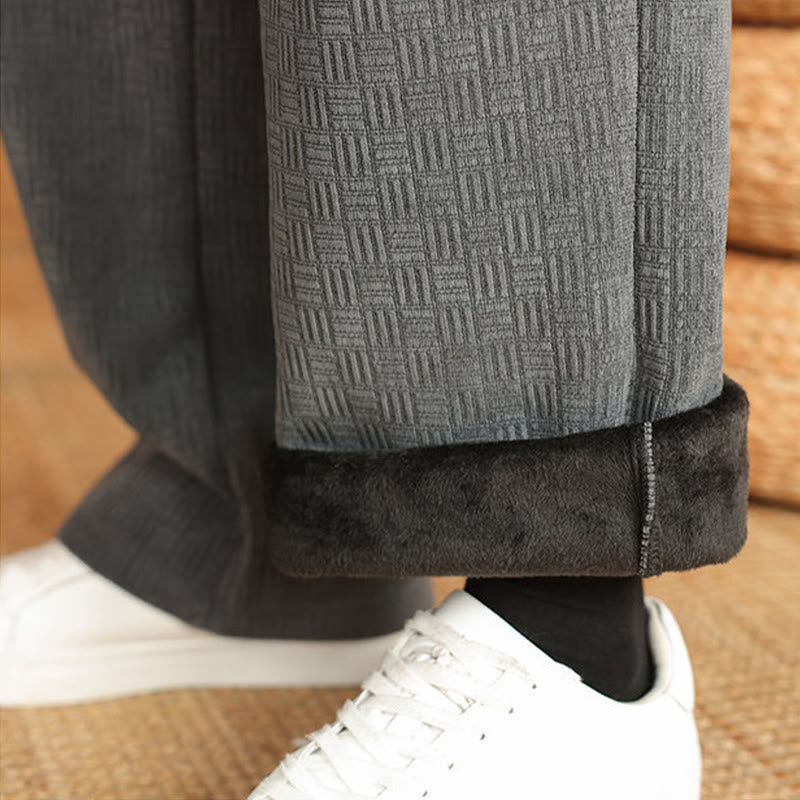 Ensemble veste et pantalon en coton uni à manches longues et poches, motif Buddha Stones, coloris hiver 2 pièces. - image 16