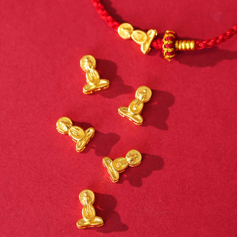 Bracelet tressé de protection en Buddha Stones, nœud de lotus et fil rouge, orné d'un Bouddha sans forme - image 8