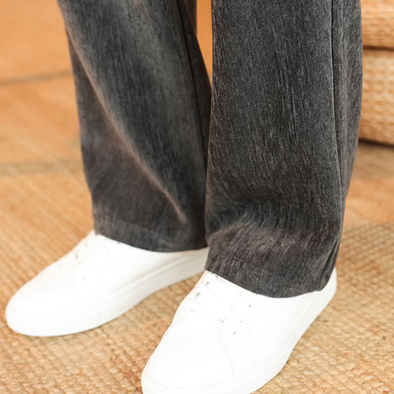 Ensemble veste et pantalon en velours côtelé de coton épais à manches longues et poches, motif Buddha Stones, 2 pièces, hiver. - image 21