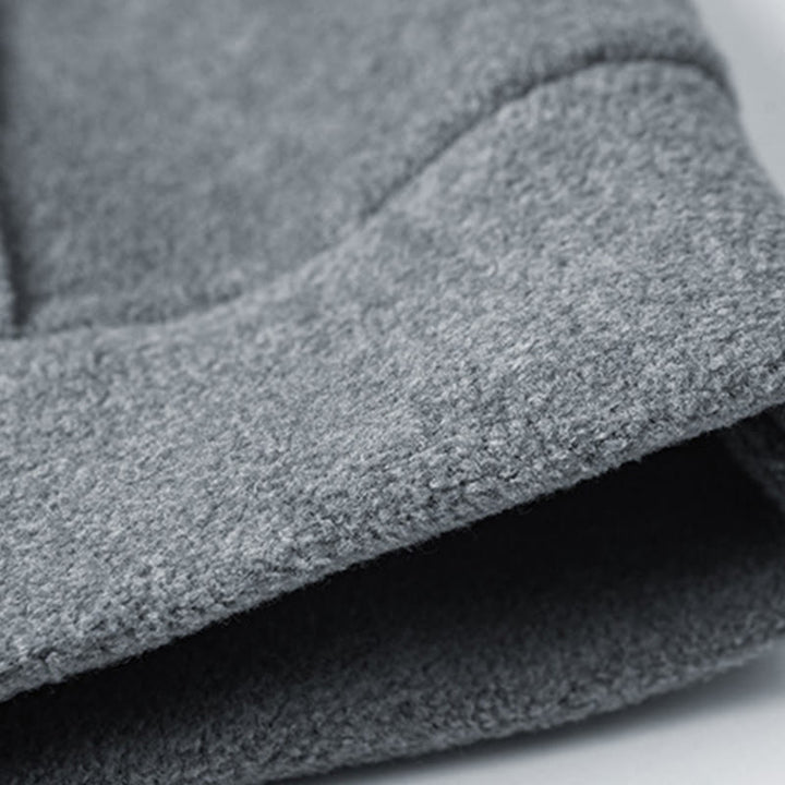 Sweat à capuche homme en coton doublé polaire, manches longues, motif Buddha Stones, fermeture éclair, automne-hiver - image 5