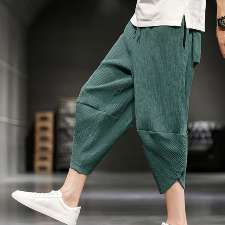 Pantalon court d'été pour homme Buddha Stones, uni, avec poches - image 13