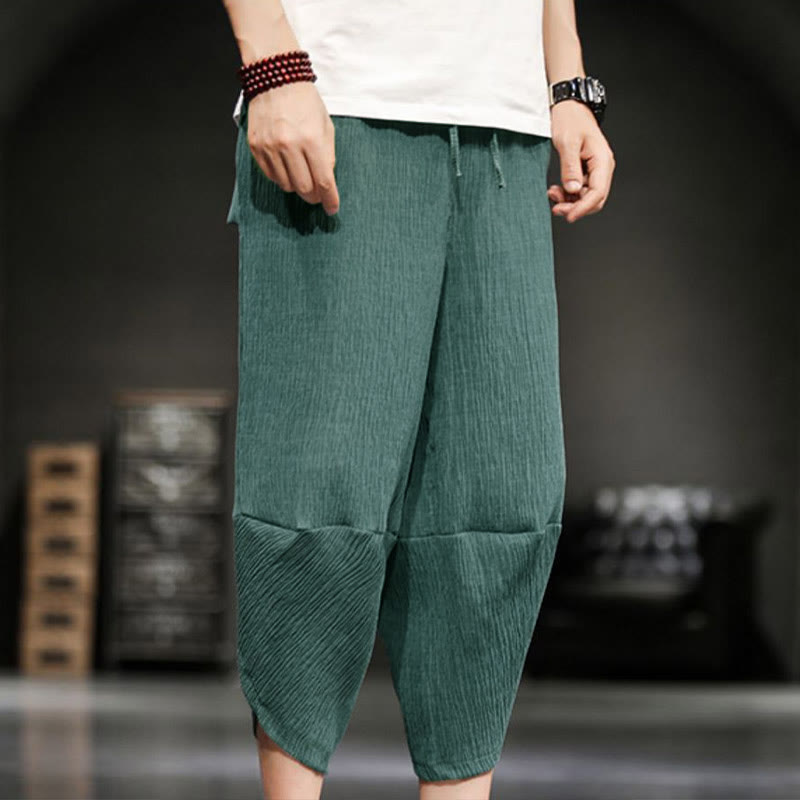 Pantalon court d'été pour homme Buddha Stones, uni, avec poches - image 10