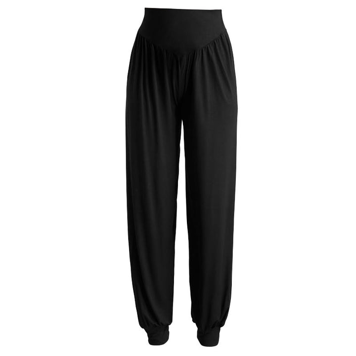 Pantalon harem ample en modal uni Buddha Stones , idéal pour le yoga et la danse. - image 6