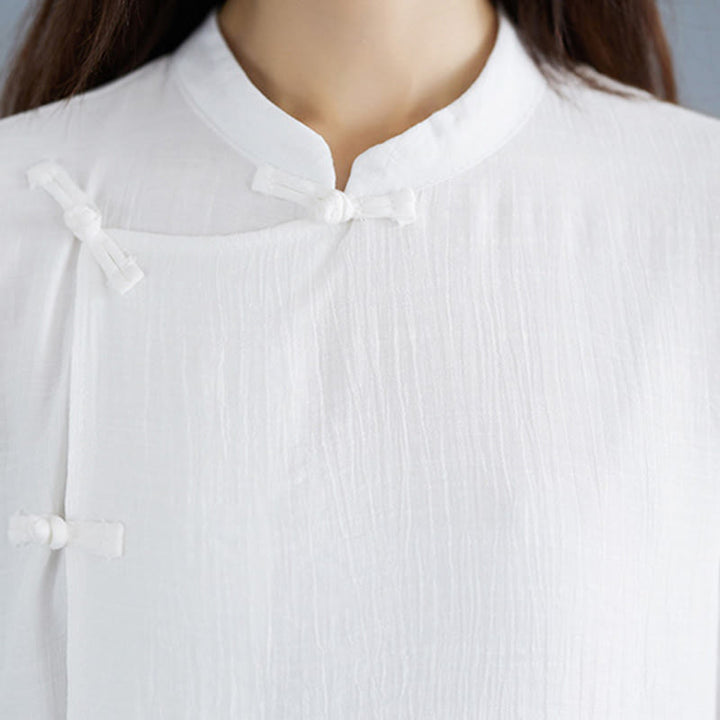 Ensemble de Buddha Stones , manches trois-quarts et pantalon large, idéal pour la méditation et le zen. - image 10