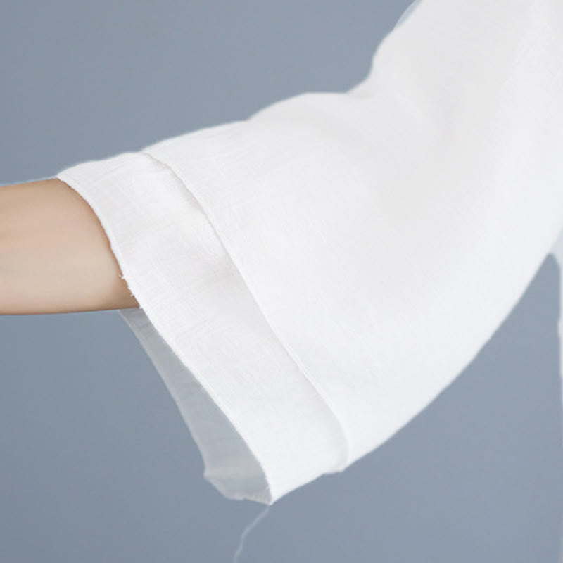 Ensemble de Buddha Stones , manches trois-quarts et pantalon large, idéal pour la méditation et le zen. - image 14