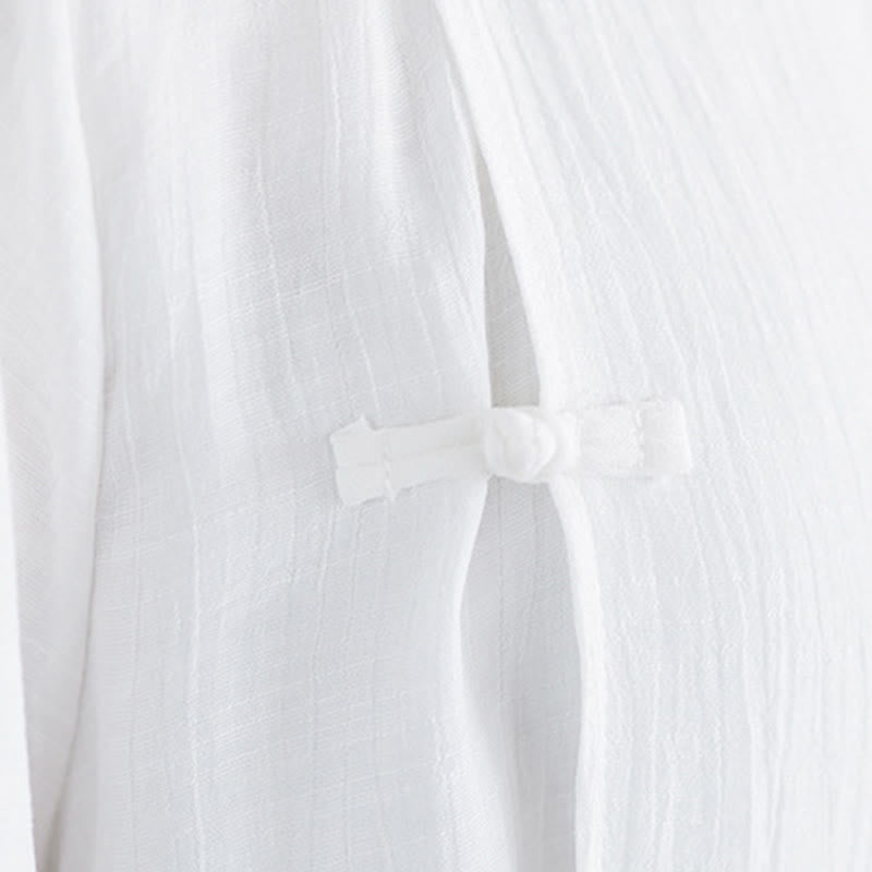 Ensemble de Buddha Stones , manches trois-quarts et pantalon large, idéal pour la méditation et le zen. - image 12