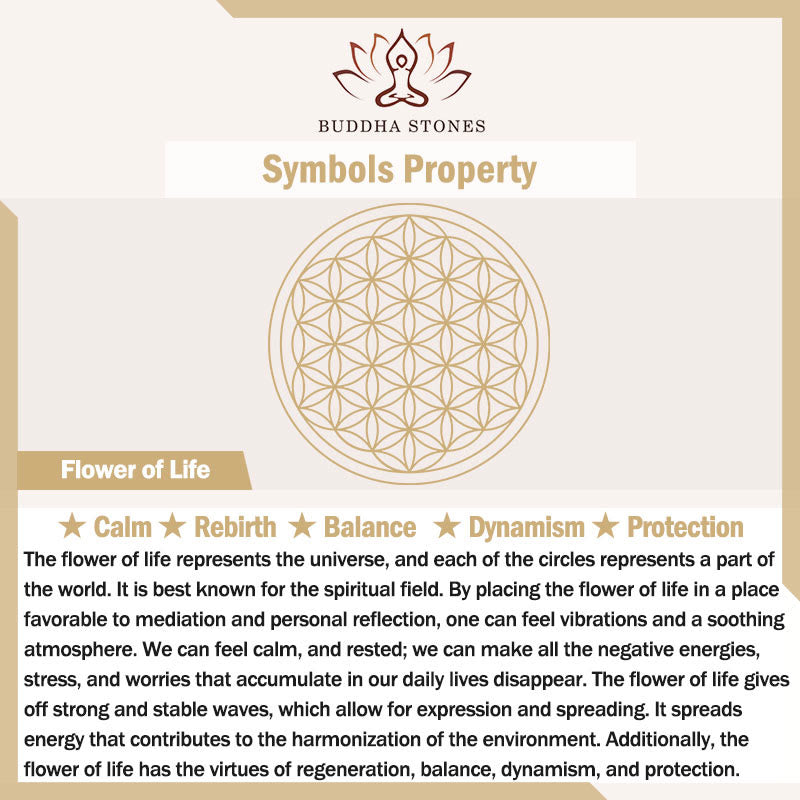 Collier pendentif en Buddha Stones, motif Fleur de Vie, sculpté dans une authentique pierre de shungite, symbole de protection. - image 6