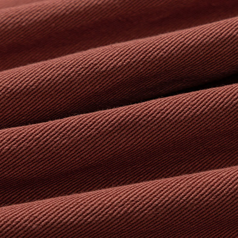 Pantalon en coton patchwork à motif floral brodé Buddha Stones Spring pour homme, avec poches - image 12