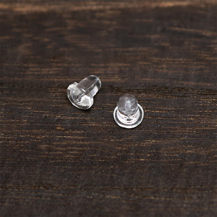 Boucles d'oreilles en jaspe vert plaqué or et cuivre, motif goutte d'eau, Buddha Stones - image 5