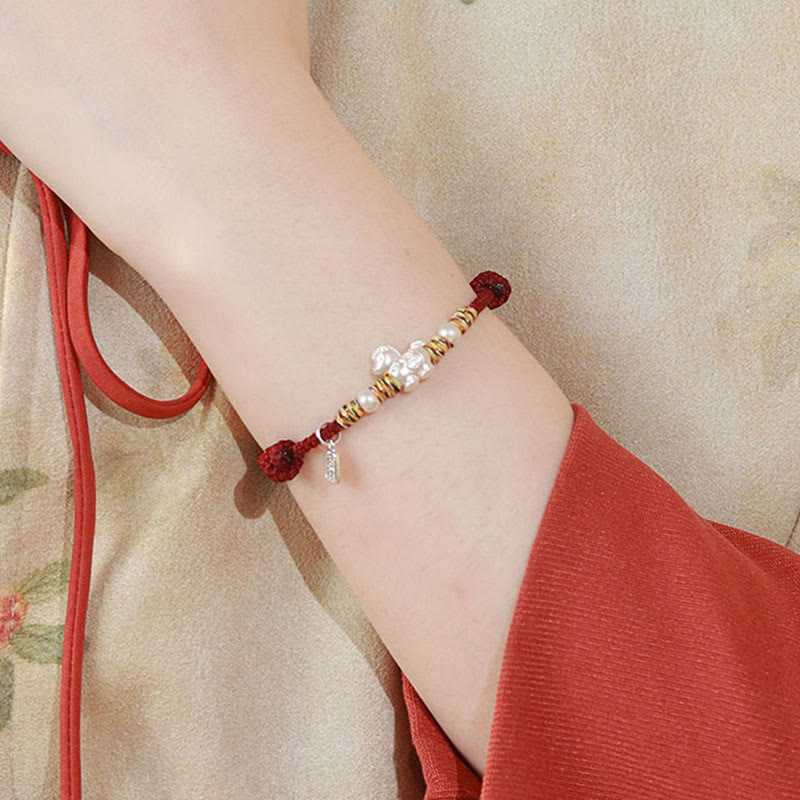 Bracelet en argent sterling 999 Buddha Stones , année du Cheval, symbole de liberté, fait main. - image 10