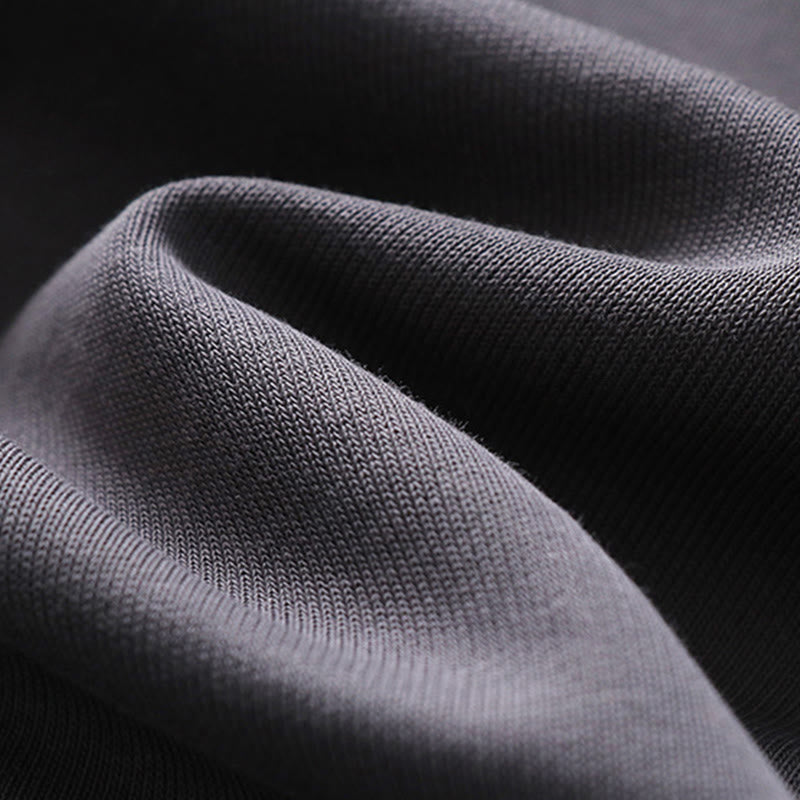 Pantalon harem homme en coton avec poches, coupe droite, doublé polaire, cordon de serrage et taille élastique, Buddha Stones, automne-hiver. - image 7