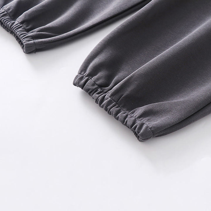 Pantalon harem homme en coton avec poches, coupe droite, doublé polaire, cordon de serrage et taille élastique, Buddha Stones, automne-hiver. - image 6