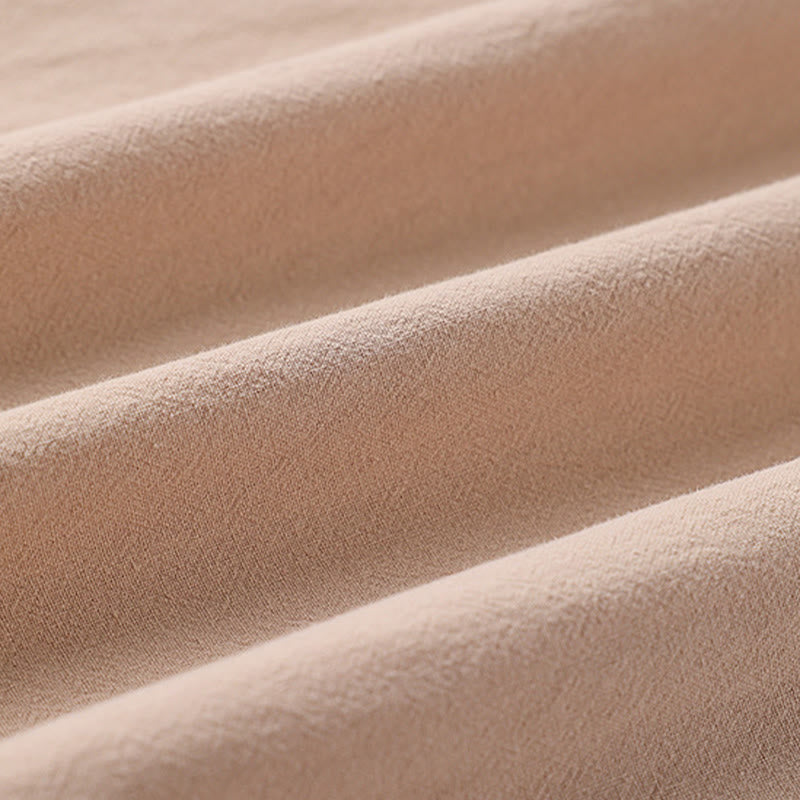 Kimono homme à manches longues, mi-long, ouvert sur le devant, couleur unie, motif Buddha Stones, printemps/automne - image 7