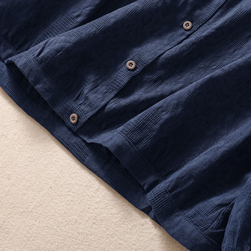 Sweat à capuche femme en coton à manches longues, motif jacquard et boutons, motif Buddha Stones, automne - image 5