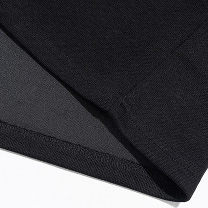 Sweat-shirt homme en coton à col polo et boutons, motif Buddha Stones - image 9