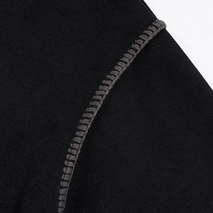 Sweat-shirt homme en coton à col polo et boutons, motif Buddha Stones - image 8