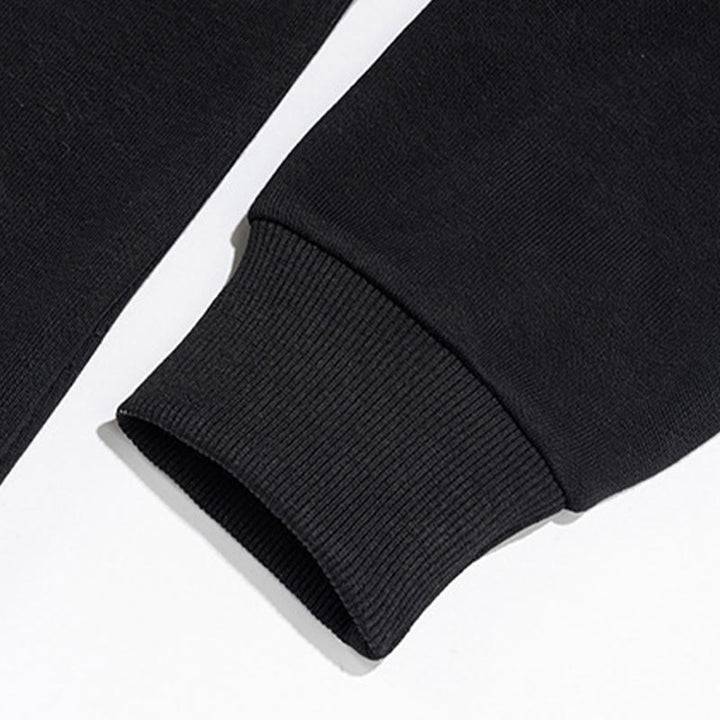 Sweat-shirt homme en coton à col polo et boutons, motif Buddha Stones - image 10