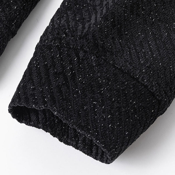 Sweat-shirt homme à rayures et boutons, col rond, motif Buddha Stones - image 9