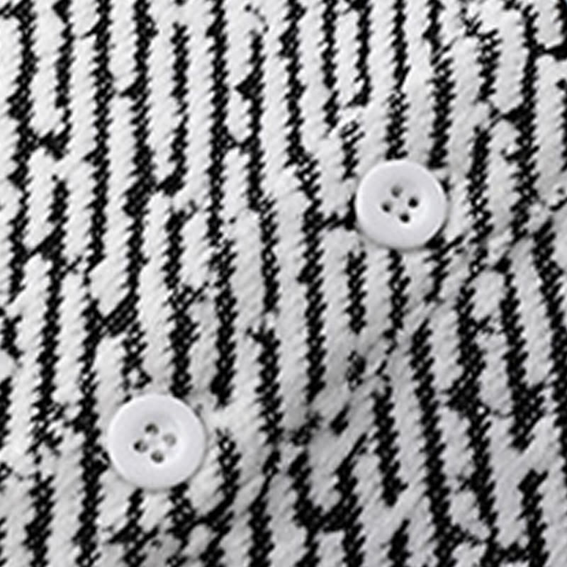 Sweat-shirt homme à rayures et boutons, col rond, motif Buddha Stones - image 13