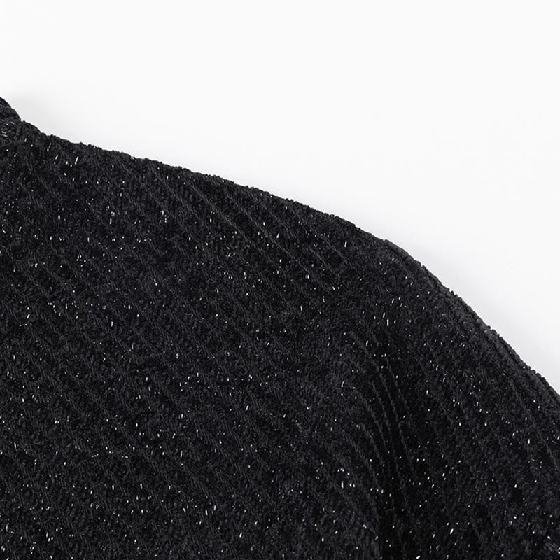 Sweat-shirt homme à rayures et boutons, col rond, motif Buddha Stones - image 6