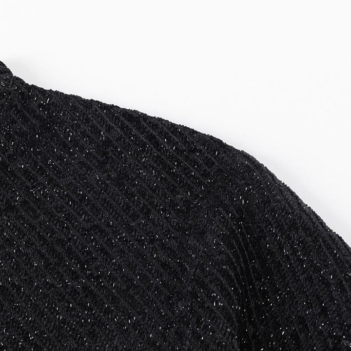 Sweat-shirt homme à rayures et boutons, col rond, motif Buddha Stones - image 6