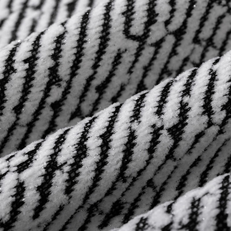 Sweat-shirt homme à rayures et boutons, col rond, motif Buddha Stones - image 15