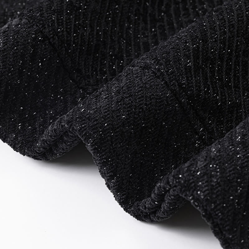 Sweat-shirt homme à rayures et boutons, col rond, motif Buddha Stones - image 8