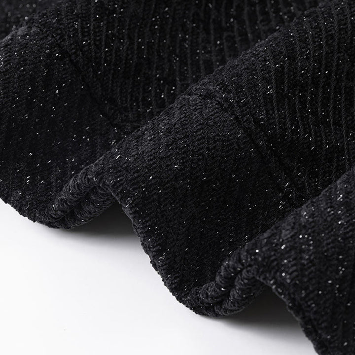 Sweat-shirt homme à rayures et boutons, col rond, motif Buddha Stones - image 8