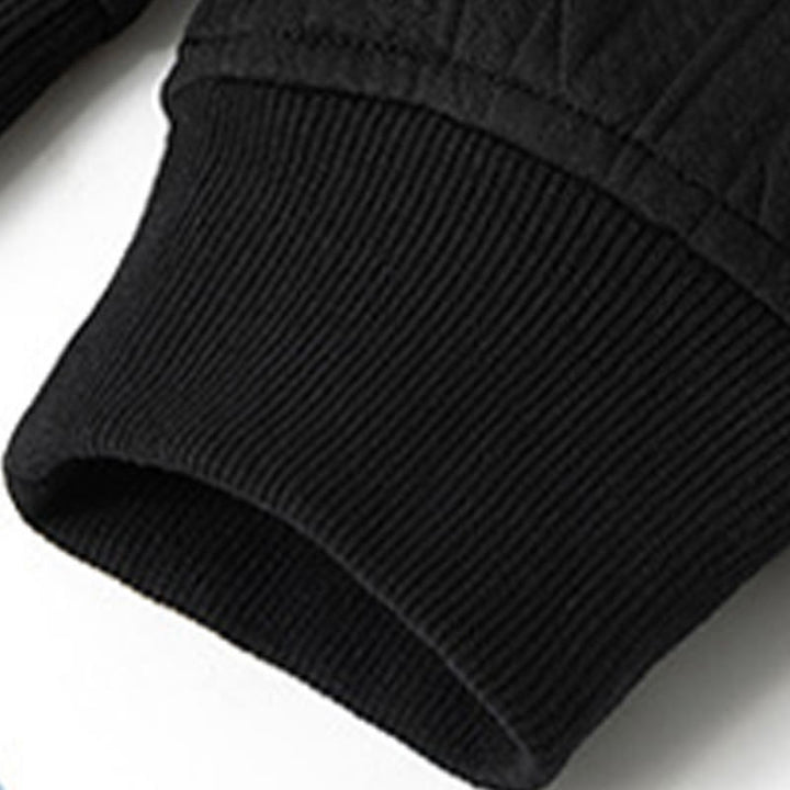 Sweat à capuche homme à manches longues, motif torsadé, boutons et Buddha Stones , automne-hiver - image 12