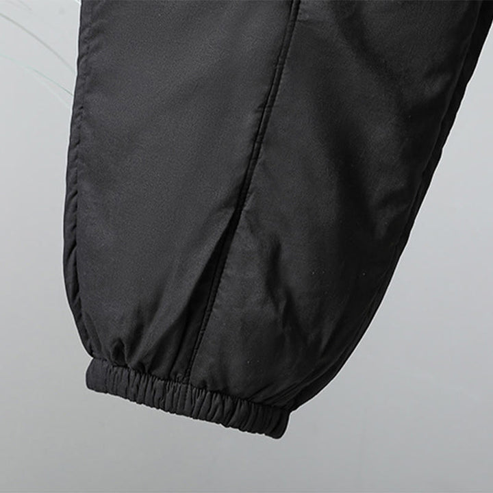 Pantalon harem court en coton thermique Buddha Stones Winter, taille élastique, longueur 7-8, avec poches - image 23