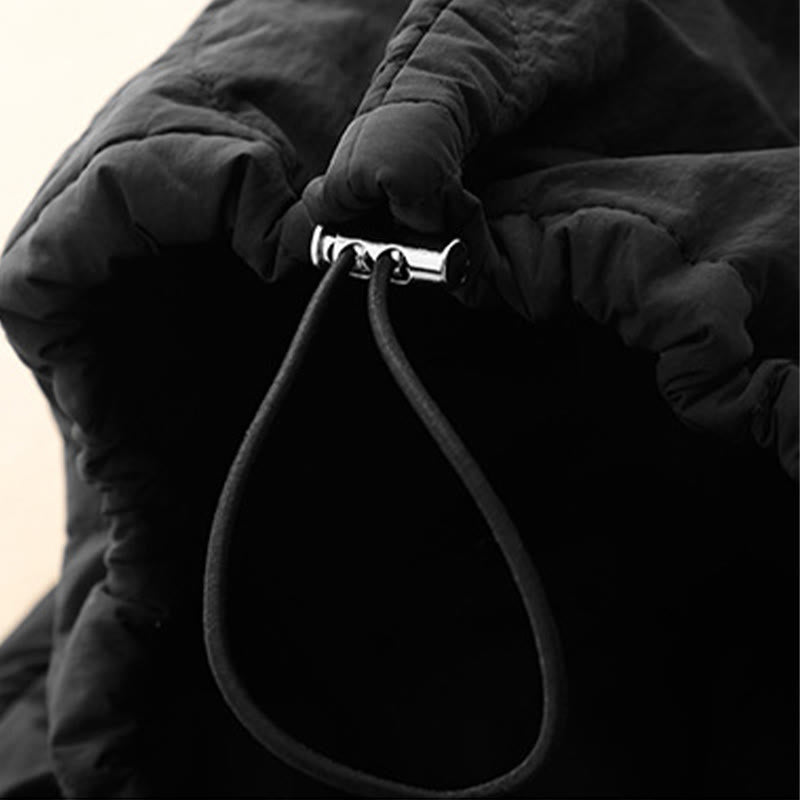 Pantalon thermique en coton pour femme, motif Buddha Stones, lignes courbes, taille élastique avec cordon de serrage et poches - image 15