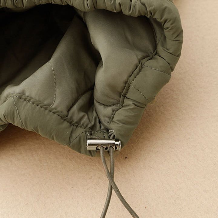 Pantalon thermique en coton pour femme, motif Buddha Stones, lignes courbes, taille élastique avec cordon de serrage et poches - image 8