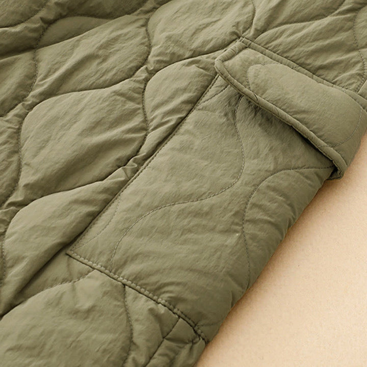 Pantalon thermique en coton pour femme, motif Buddha Stones, lignes courbes, taille élastique avec cordon de serrage et poches - image 6