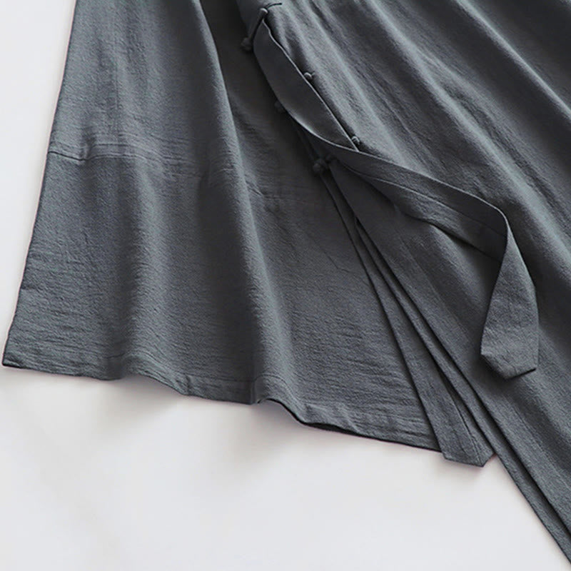 Robe longue taoïste à manches longues et larges pour homme, inspirée de la cérémonie traditionnelle de Tai Chi de Wudang, Buddha Stones - image 9