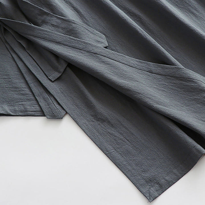 Robe longue taoïste à manches longues et larges pour homme, inspirée de la cérémonie traditionnelle de Tai Chi de Wudang, Buddha Stones - image 10