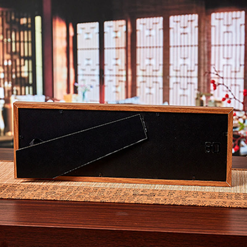 Buddha Stones, personnage Fu, pièces des Cinq Empereurs, cadre photo porte-bonheur, décoration intérieure - image 1