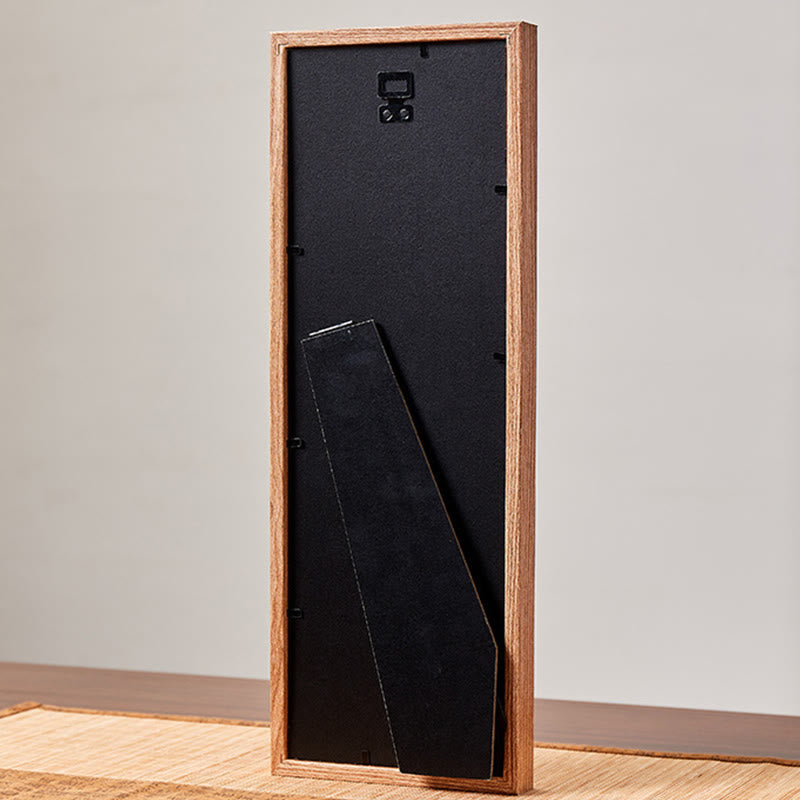 Buddha Stones en cristal vert Bagua, poisson koi, symbole Yin Yang, lingot d'or, cadre photo, ornement, décoration intérieure - image 13