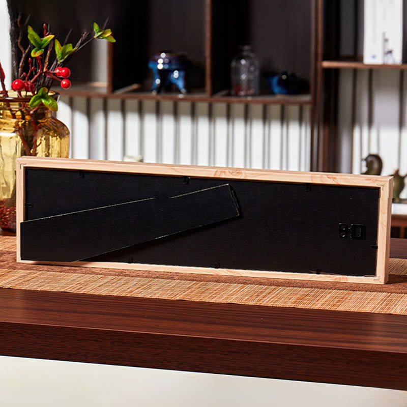 Buddha Stones en cristal vert Bagua, poisson koi, symbole Yin Yang, lingot d'or, cadre photo, ornement, décoration intérieure - image 14