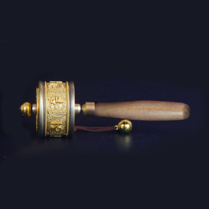 Décoration de roue de prière tibétaine porte-bonheur avec six mots vrais - image 4