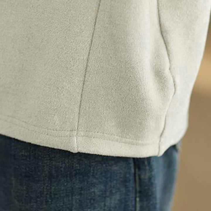 Sweat à capuche à manches longues pour femme, couleur unie, en coton, Buddha Stones, hiver. - image 15