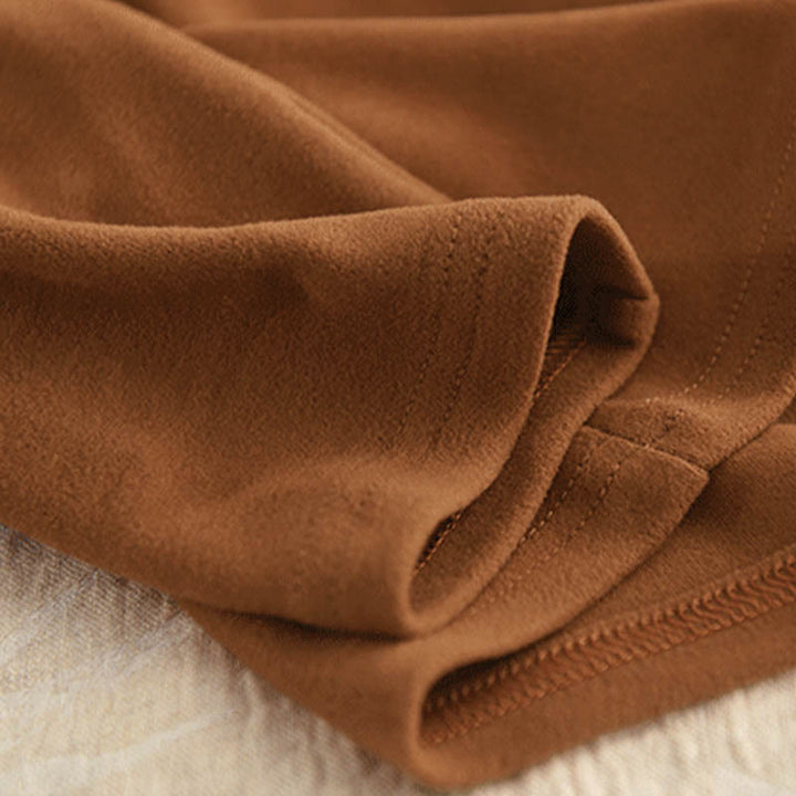 Sweat à capuche à manches longues pour femme, couleur unie, en coton épais, Buddha Stones, avec capuche. - image 6