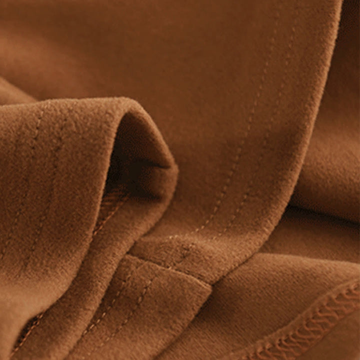 Sweat à capuche à manches longues pour femme, couleur unie, en coton épais, Buddha Stones, avec capuche. - image 5