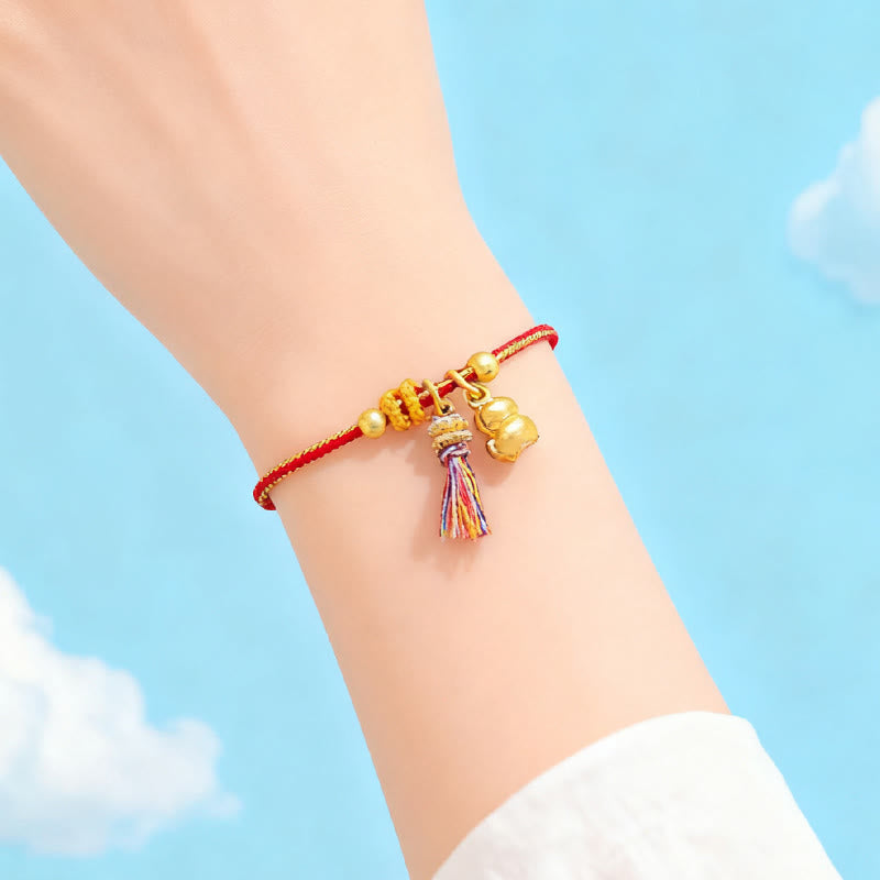 Bracelet ajustable en corde tressée avec Buddha Stones , symbole de succès et de force pour l'année du Cheval. - image 10