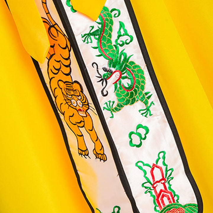 Kimono taoïste unisexe à manches longues et larges, brodé de dragons et de tigres, en Buddha Stones, pour la cérémonie de Qigong - image 13