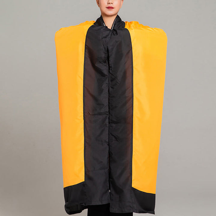 Robe kimono taoïste unisexe à manches longues et larges, couleur unie, en Buddha Stones Wudang, pour les cérémonies de Qigong et de Tai Chi - image 3