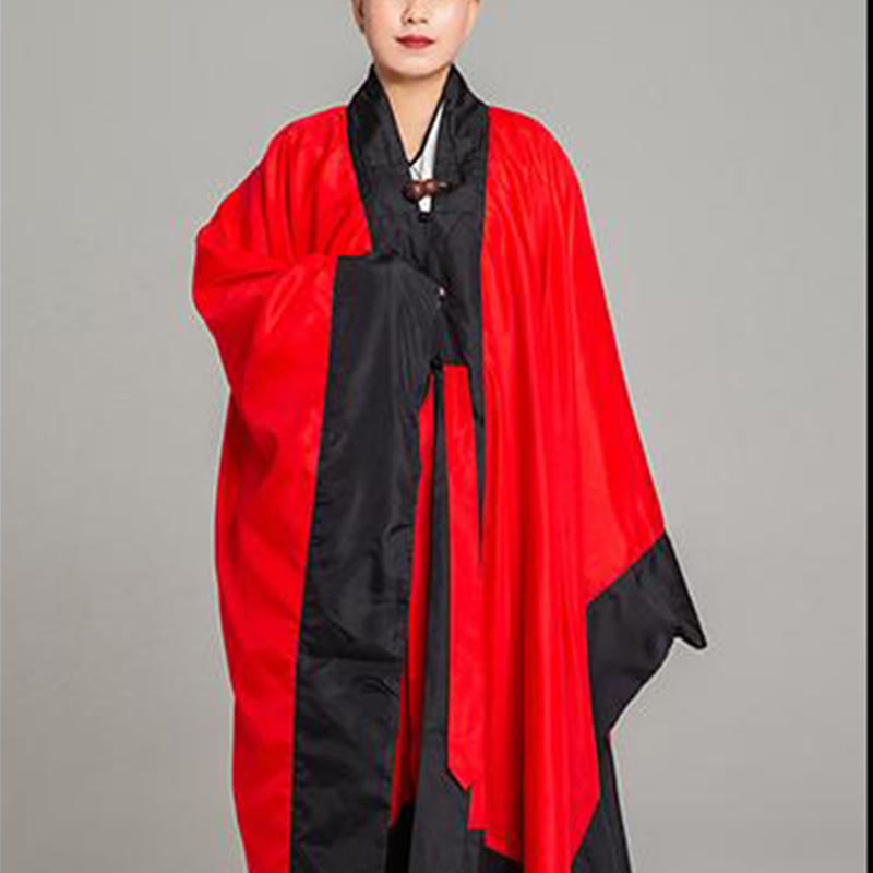 Robe kimono taoïste unisexe à manches longues et larges, couleur unie, en Buddha Stones Wudang, pour les cérémonies de Qigong et de Tai Chi - image 14