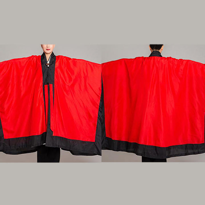Robe kimono taoïste unisexe à manches longues et larges, couleur unie, en Buddha Stones Wudang, pour les cérémonies de Qigong et de Tai Chi - image 15