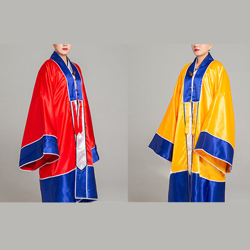 Robe kimono taoïste unisexe à manches longues et larges, brodée de grues et de Buddha Stones, pour la cérémonie de Qigong et de Tai Chi - image 19